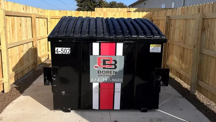 4 Cubic Yard Front Load Dumpster 72” Wide x 48” High x 54” Deep Image