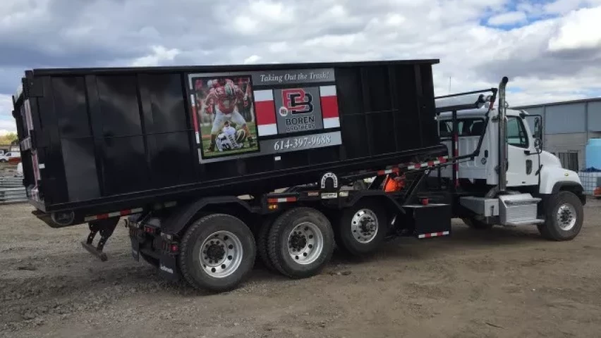 40 Cubic Yard Dumpster 22’ Long x 82” High Image